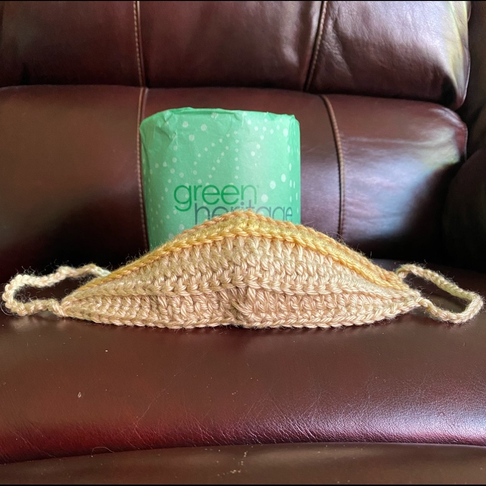 Hand-knitted Face Mask - Picture 6 of 10